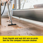 Karcher WD 2 Plus Multi-Purpose Wet and Dry Vacuum Cleaner – Compact 1000W Suction with 12L Container for Home and Garage Cleaning — image 6