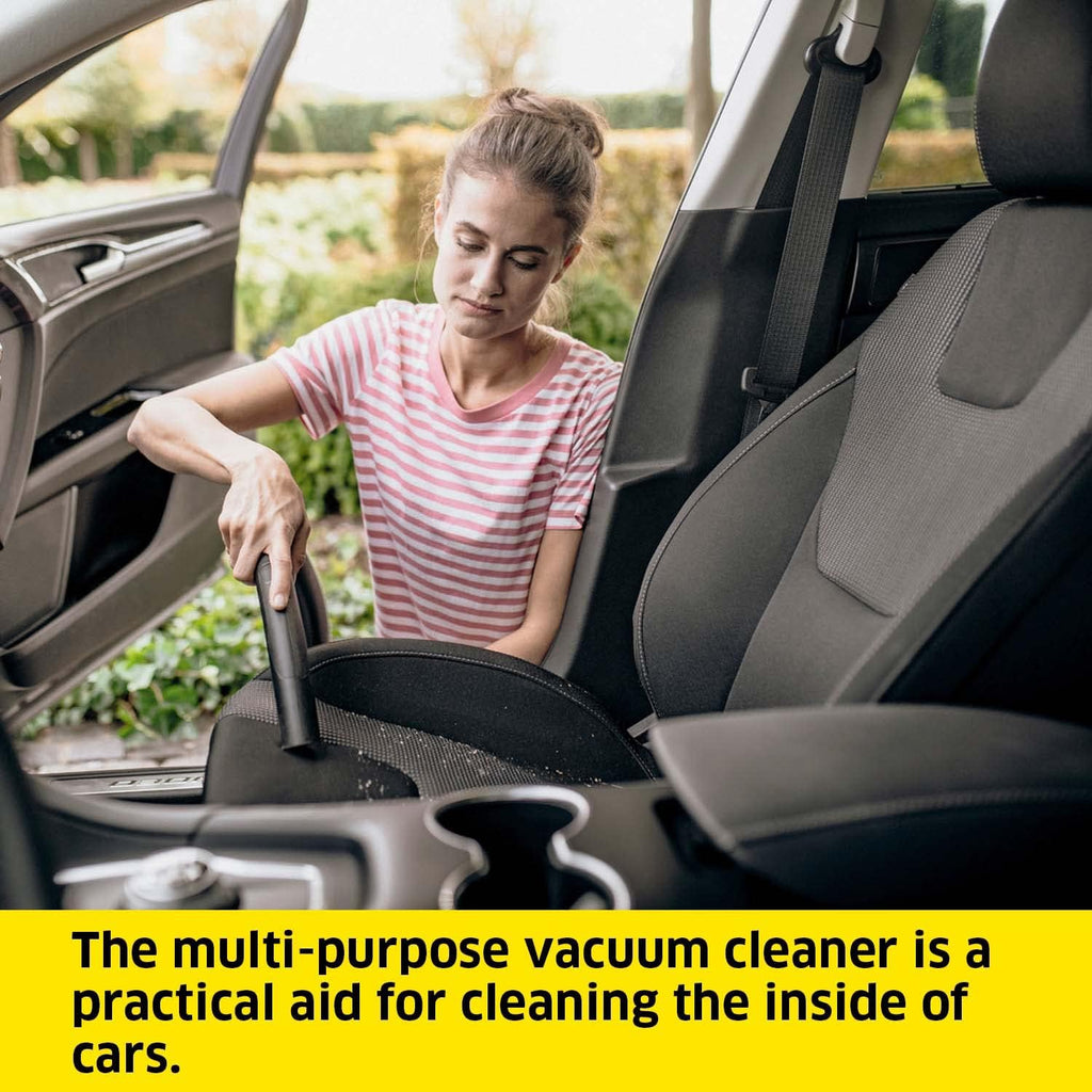Karcher WD 2 Plus Multi-Purpose Wet and Dry Vacuum Cleaner – Compact 1000W Suction with 12L Container for Home and Garage Cleaning — image 7