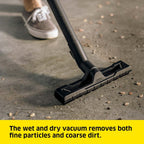 Karcher WD 2 Plus Multi-Purpose Wet and Dry Vacuum Cleaner – Compact 1000W Suction with 12L Container for Home and Garage Cleaning — image 5