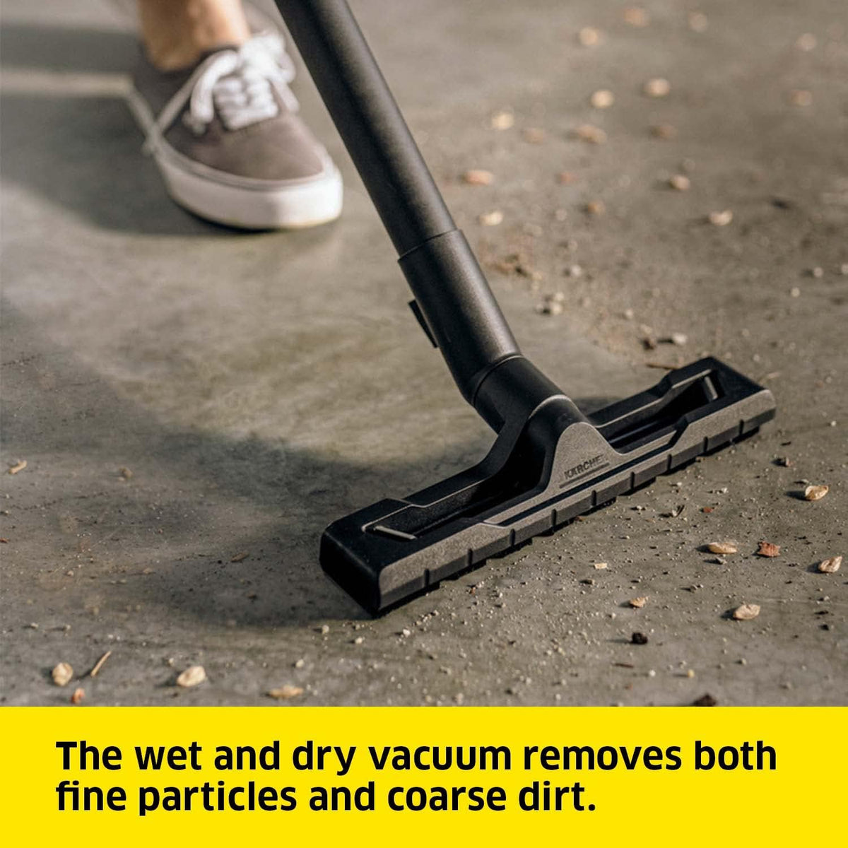 Karcher WD 2 Plus Multi-Purpose Wet and Dry Vacuum Cleaner – Compact 1000W Suction with 12L Container for Home and Garage Cleaning — image 5