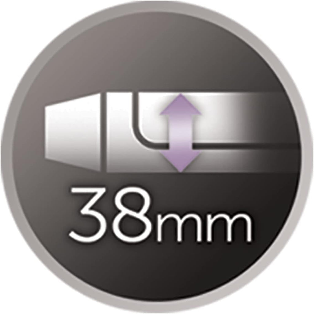 Remington 38mm Curling Tong for Big Bouncy Curls (Titanium Ceramic for Smoothness & Shine, Protective Coating with Anti-Static, Ceramic, Tourmaline Ionic, Fast 30 Second Heat Up, 140°C-210°C) CI5538 — image 6