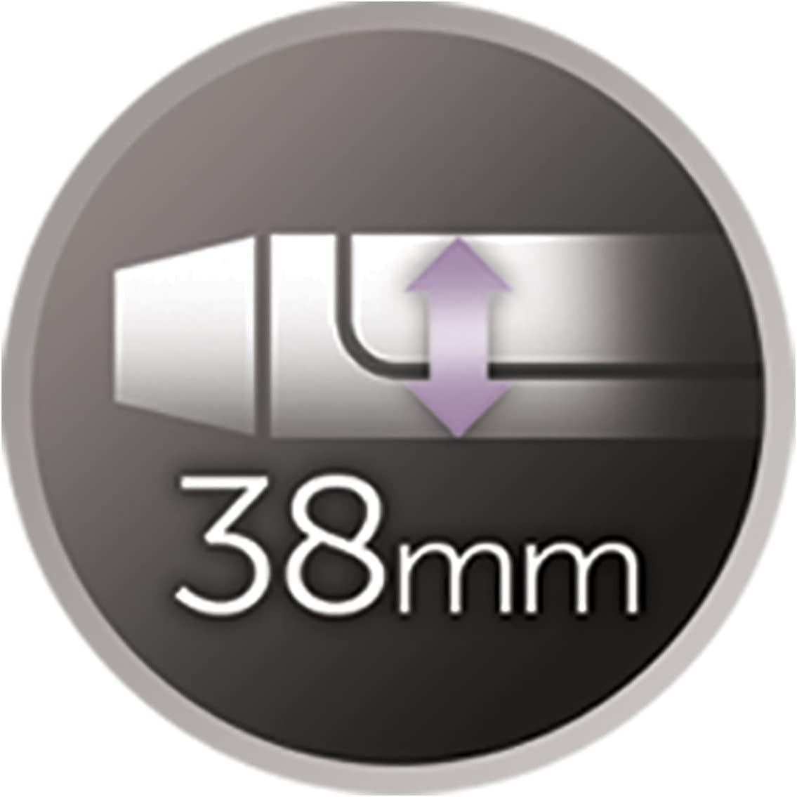 Remington 38mm Curling Tong for Big Bouncy Curls (Titanium Ceramic for Smoothness & Shine, Protective Coating with Anti-Static, Ceramic, Tourmaline Ionic, Fast 30 Second Heat Up, 140°C-210°C) CI5538 — image 6