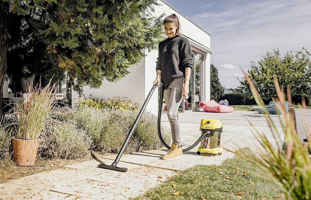 Karcher WD3 S V-17/4/20 Wet & Dry Vacuum Cleaner, 17-Liter Container, Multi-Purpose Home Cleaning, Powerful Suction, Versatile Accessories, Yellow — image 3