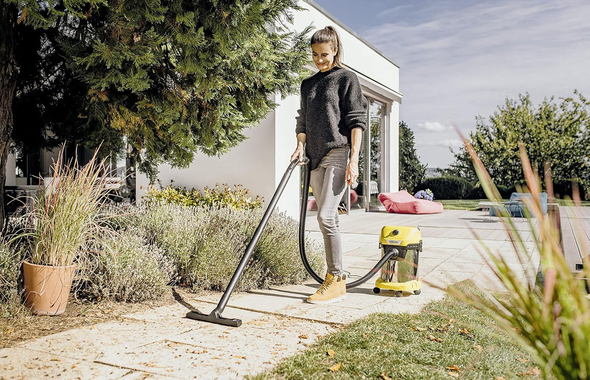 Karcher WD3 S V-17/4/20 Wet & Dry Vacuum Cleaner, 17-Liter Container, Multi-Purpose Home Cleaning, Powerful Suction, Versatile Accessories, Yellow — image 3