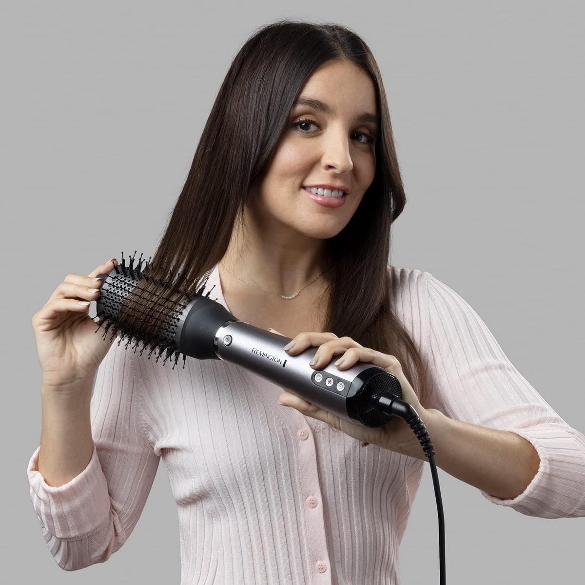 Remington PROluxe You Adaptive Air Styler - Hair Dryer Hot Brush with Oval & Round Brushes, Root Boost, StyleAdapt Technology, AS9880 — image 7