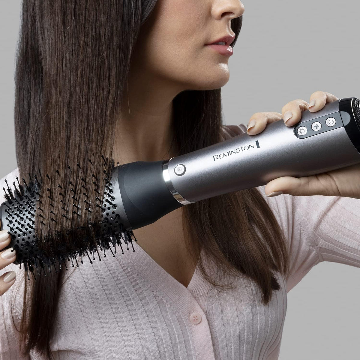 Remington PROluxe You Adaptive Air Styler - Hair Dryer Hot Brush with Oval & Round Brushes, Root Boost, StyleAdapt Technology, AS9880 — image 2