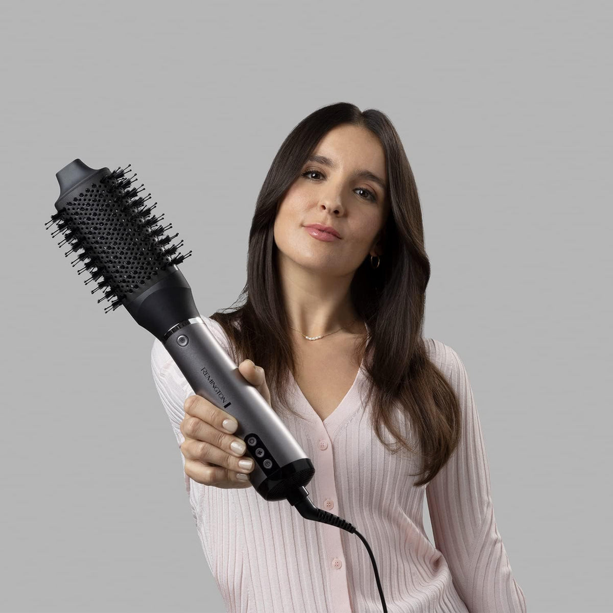 Remington PROluxe You Adaptive Air Styler - Hair Dryer Hot Brush with Oval & Round Brushes, Root Boost, StyleAdapt Technology, AS9880 — image 6