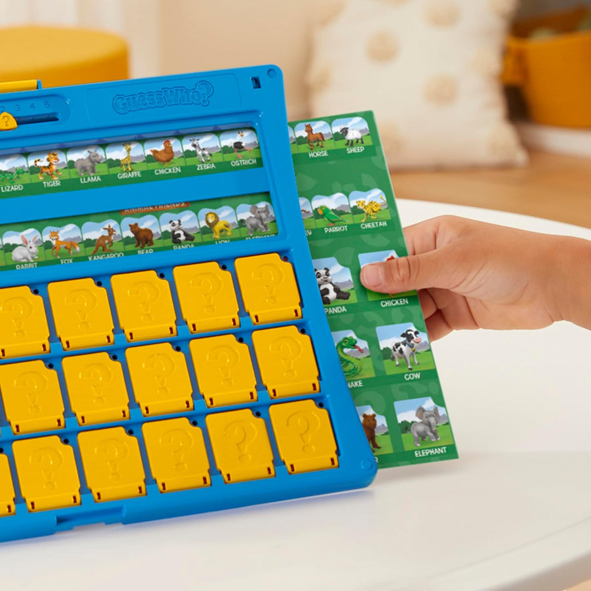 Hasbro Gaming Guess Who? Animal Friends Game, Includes 2 Double-Sided Animal Sheets, 2-Player Board Games for Kids, Ages 6+ — image 4