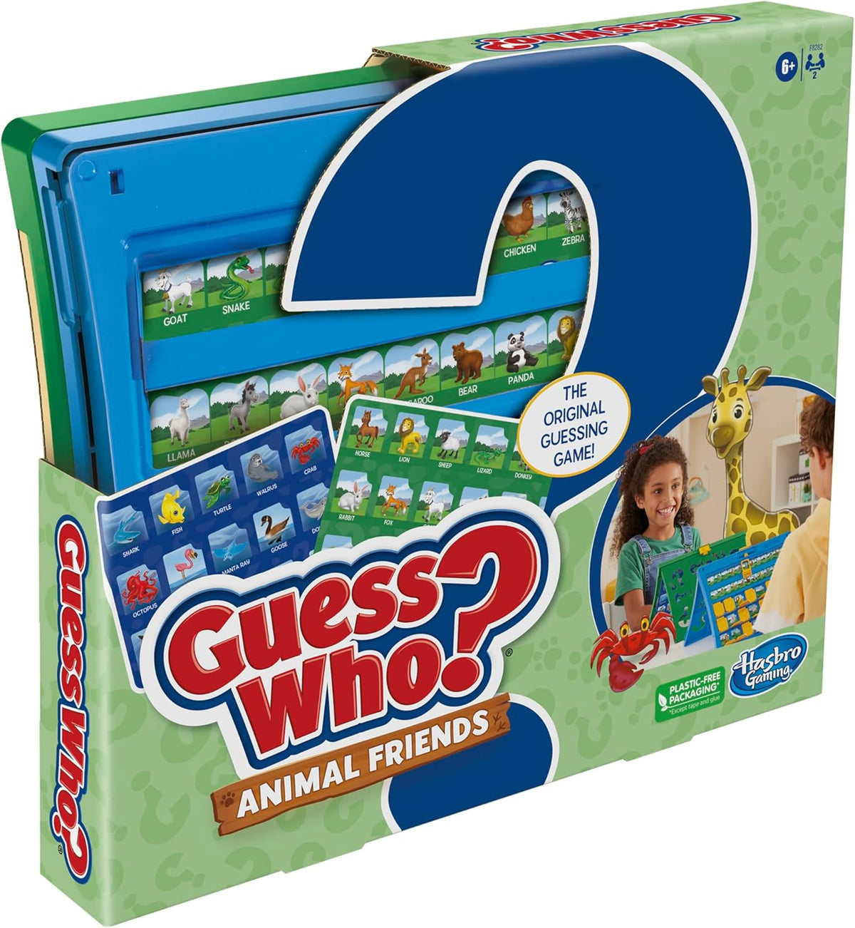 Hasbro Gaming Guess Who? Animal Friends Game, Includes 2 Double-Sided Animal Sheets, 2-Player Board Games for Kids, Ages 6+ — image 8
