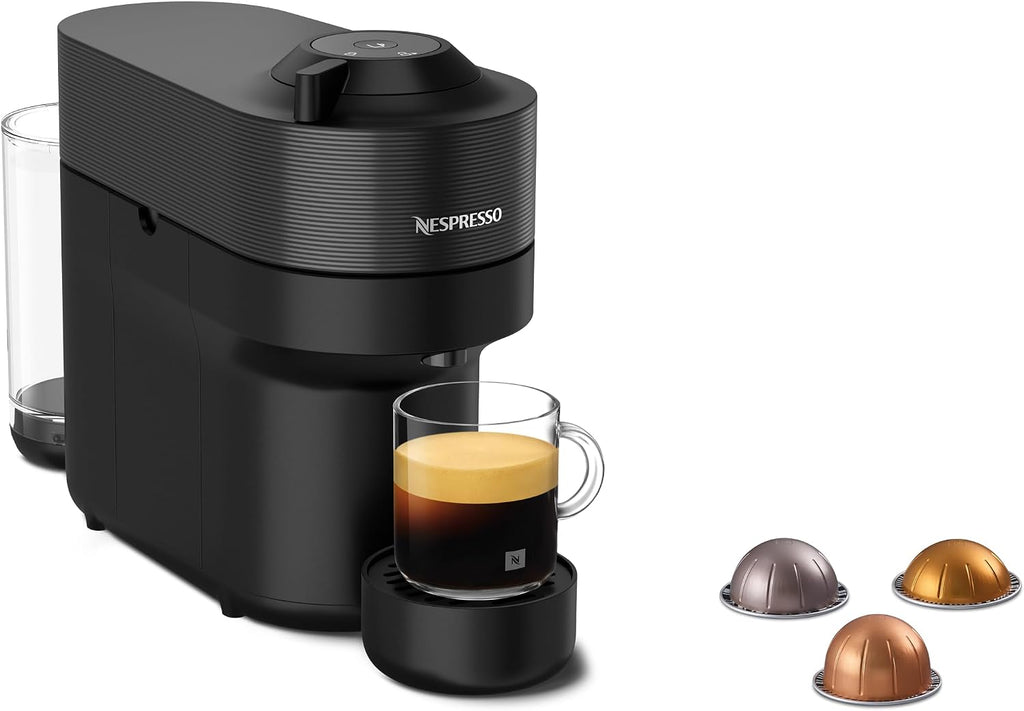 Nespresso Vertuo Pop Coffee Machine by Nespresso - Liquorice Black Design, Smart Brewing Technology, UAE Version — image 1