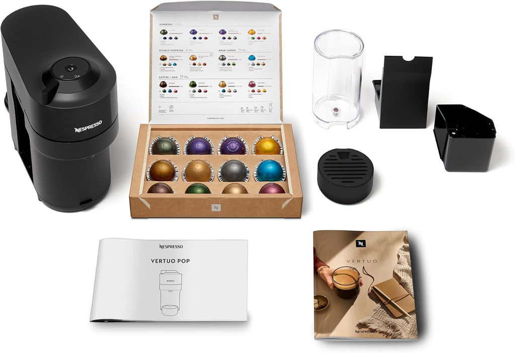 Nespresso Vertuo Pop Coffee Machine by Nespresso - Liquorice Black Design, Smart Brewing Technology, UAE Version — image 7