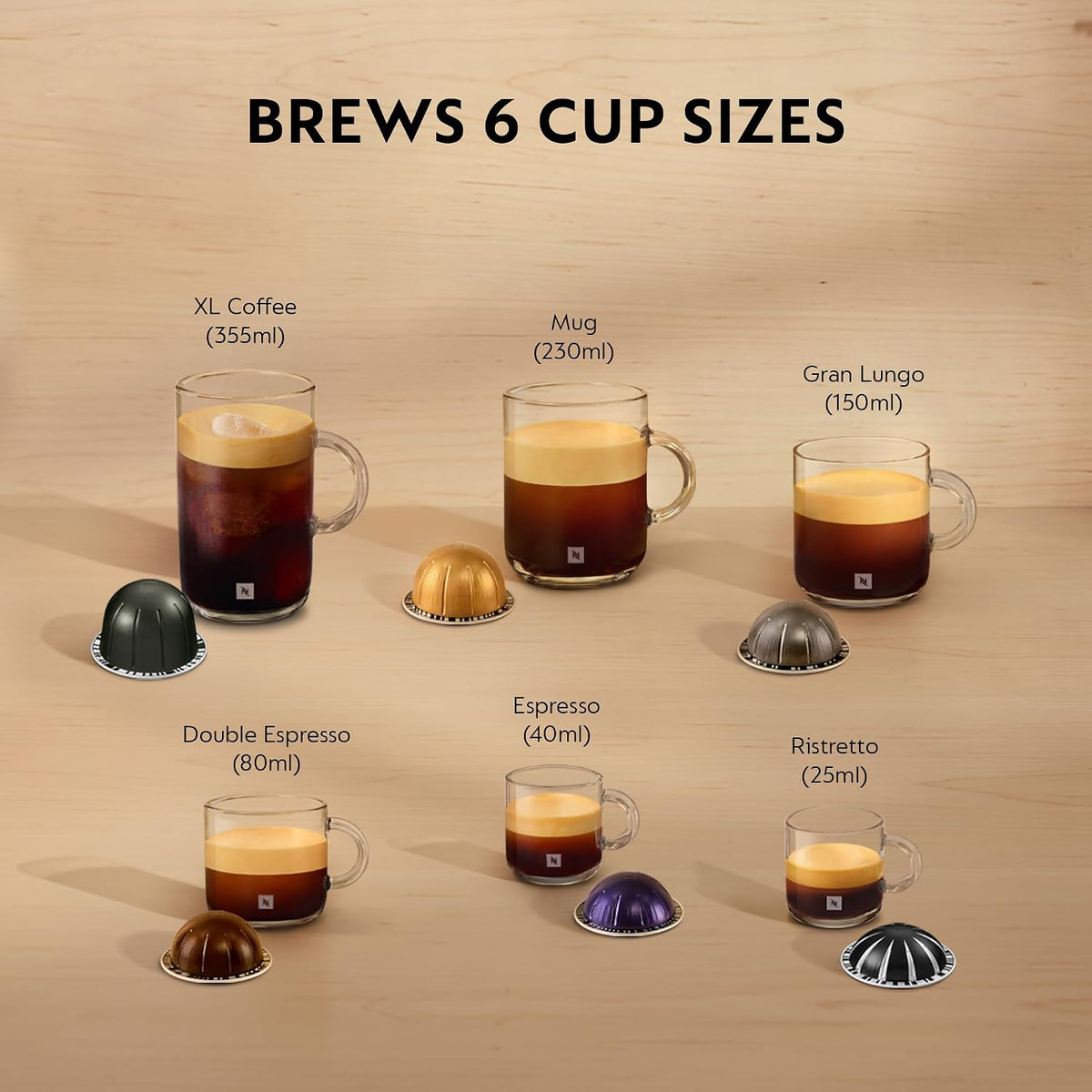 Nespresso Vertuo Pop Coffee Machine by Nespresso - Liquorice Black Design, Smart Brewing Technology, UAE Version — image 3