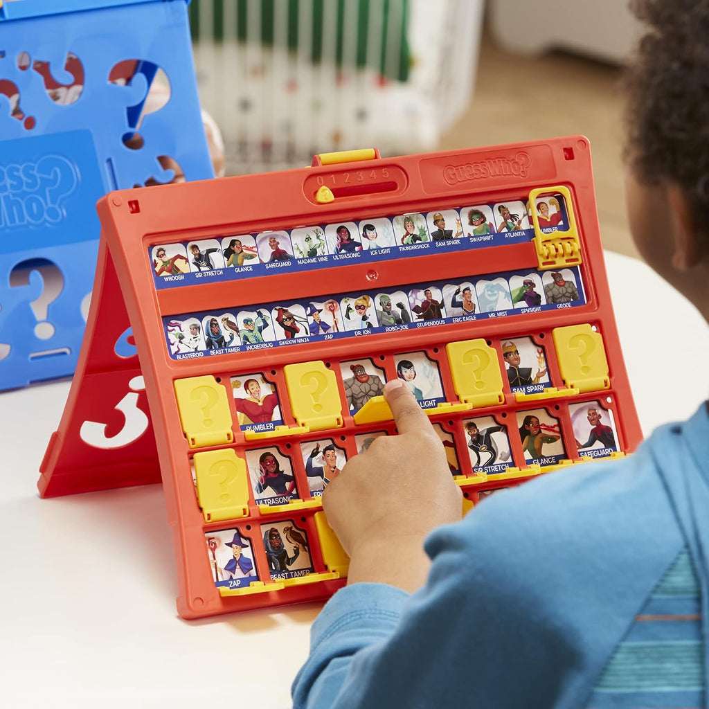 Hasbro Gaming Guess Who? Original Guessing Game, Board Game for Kids Ages 6 and Up For 2 Players, Easy to Load Frame, Double-Sided Character Sheet — image 6