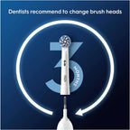 Oral-B Pro Sensitive Clean Electric Toothbrush Head, X-Shaped & Extra Soft Bristles for Gentle Brushing & Plaque Removal, Pack of 4 Toothbrush Heads, White — image 5