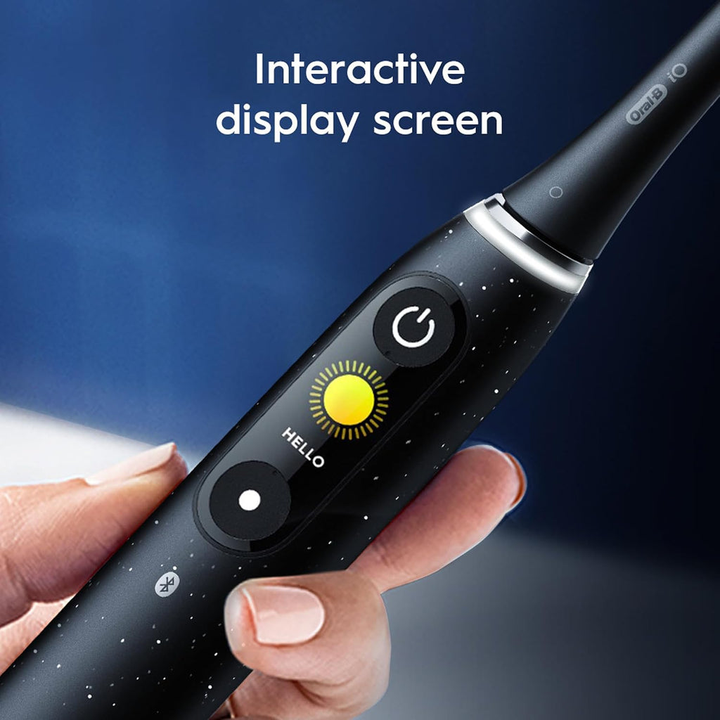 Oral-B Oral B iO Series 10 Cosmic Black AI Rechargeable Tooth Brush, 7 Smart modes, iO technology, AI with 3D Teeth Tracking, Interactive Display, 3hrs, Fast Magnetic Charger, iO 10 - iOM10.2B4.2AD — image 3