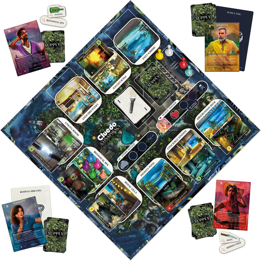 Hasbro Gaming Clue Conspiracy Board Game for Adults and Teens | Secret Role Strategy Games | Ages 14+ | 4-10 Players | 45 Mins. | Mystery Games | Party Games — image 3