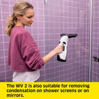 Karcher Window Vac WV 2 Plus, Battery Running Time: 35 min, LED Display for Battery Status, Suction Nozzle: 280 mm, Spray Bottle with Microfibre Cloth, 20 ml Window Cleaner Concentrate — image 4