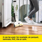 Karcher EWM 2 Electric Wipe Mop, Cordless Floor Cleaner with 2 Rotating Microfibre Rollers, Battery Running Time: approx. 20 min, Area Performance per Battery Charge: approx. 60 m² — image 3