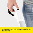 Karcher EWM 2 Electric Wipe Mop, Cordless Floor Cleaner with 2 Rotating Microfibre Rollers, Battery Running Time: approx. 20 min, Area Performance per Battery Charge: approx. 60 m² — image 7