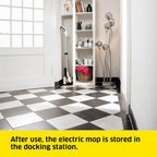 Karcher EWM 2 Electric Wipe Mop, Cordless Floor Cleaner with 2 Rotating Microfibre Rollers, Battery Running Time: approx. 20 min, Area Performance per Battery Charge: approx. 60 m² — image 8