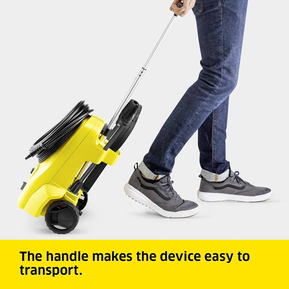 Karcher K 3 Classic Pressure Washer, Pressure: max. 120 bar, Flow Rate: 380 l/h, Area Coverage: 25 m²/h, Water Filter, Weight: 4.2 kg, high-Pressure Hose and Gun, Dirt Blaster, Spray Lance — image 6