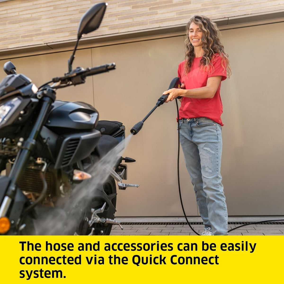 Karcher K 3 Classic Pressure Washer, Pressure: max. 120 bar, Flow Rate: 380 l/h, Area Coverage: 25 m²/h, Water Filter, Weight: 4.2 kg, high-Pressure Hose and Gun, Dirt Blaster, Spray Lance — image 5