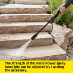 Karcher K 3 Classic Pressure Washer, Pressure: max. 120 bar, Flow Rate: 380 l/h, Area Coverage: 25 m²/h, Water Filter, Weight: 4.2 kg, high-Pressure Hose and Gun, Dirt Blaster, Spray Lance — image 3