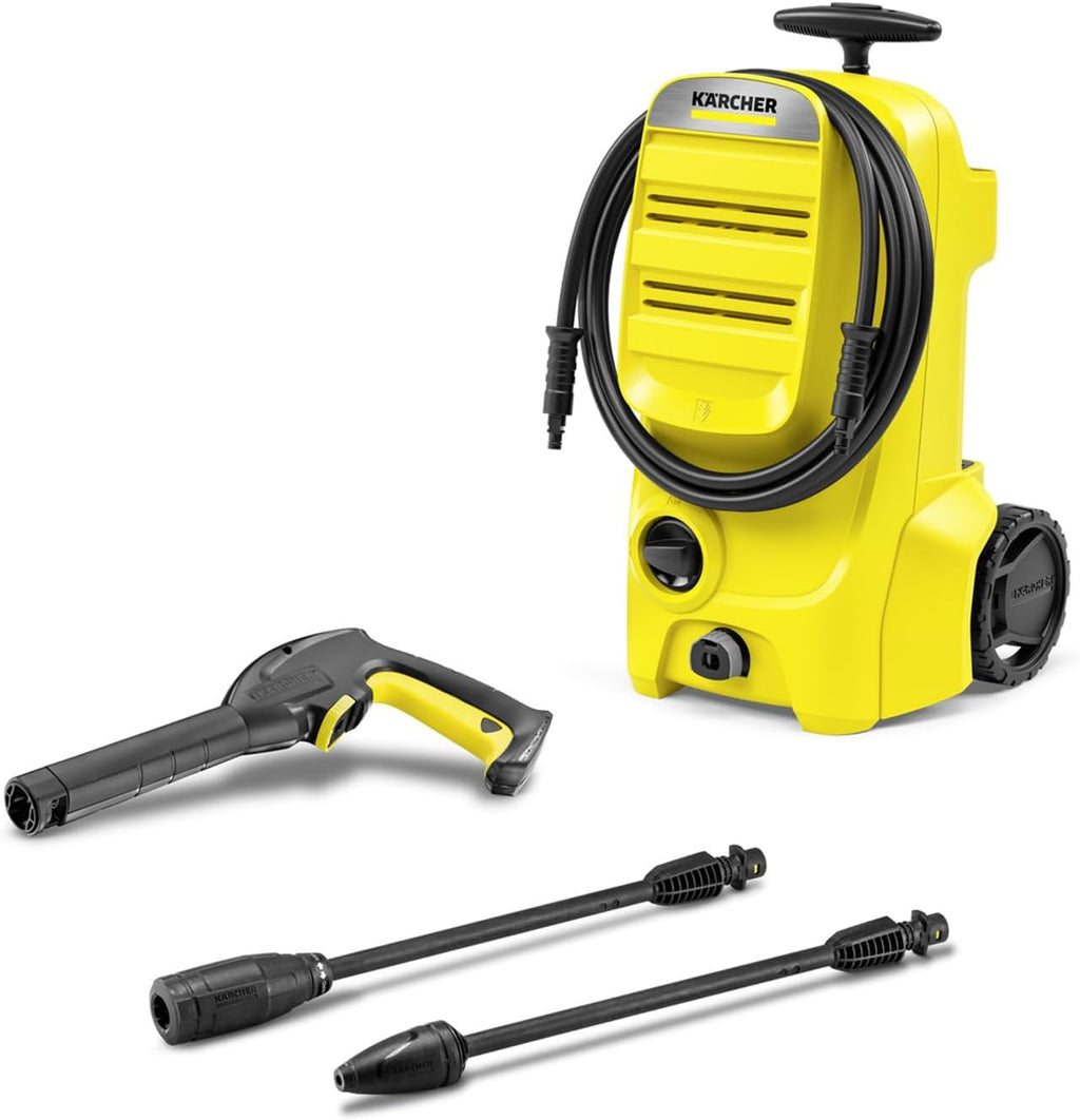 Karcher K 3 Classic Pressure Washer, Pressure: max. 120 bar, Flow Rate: 380 l/h, Area Coverage: 25 m²/h, Water Filter, Weight: 4.2 kg, high-Pressure Hose and Gun, Dirt Blaster, Spray Lance — image 1