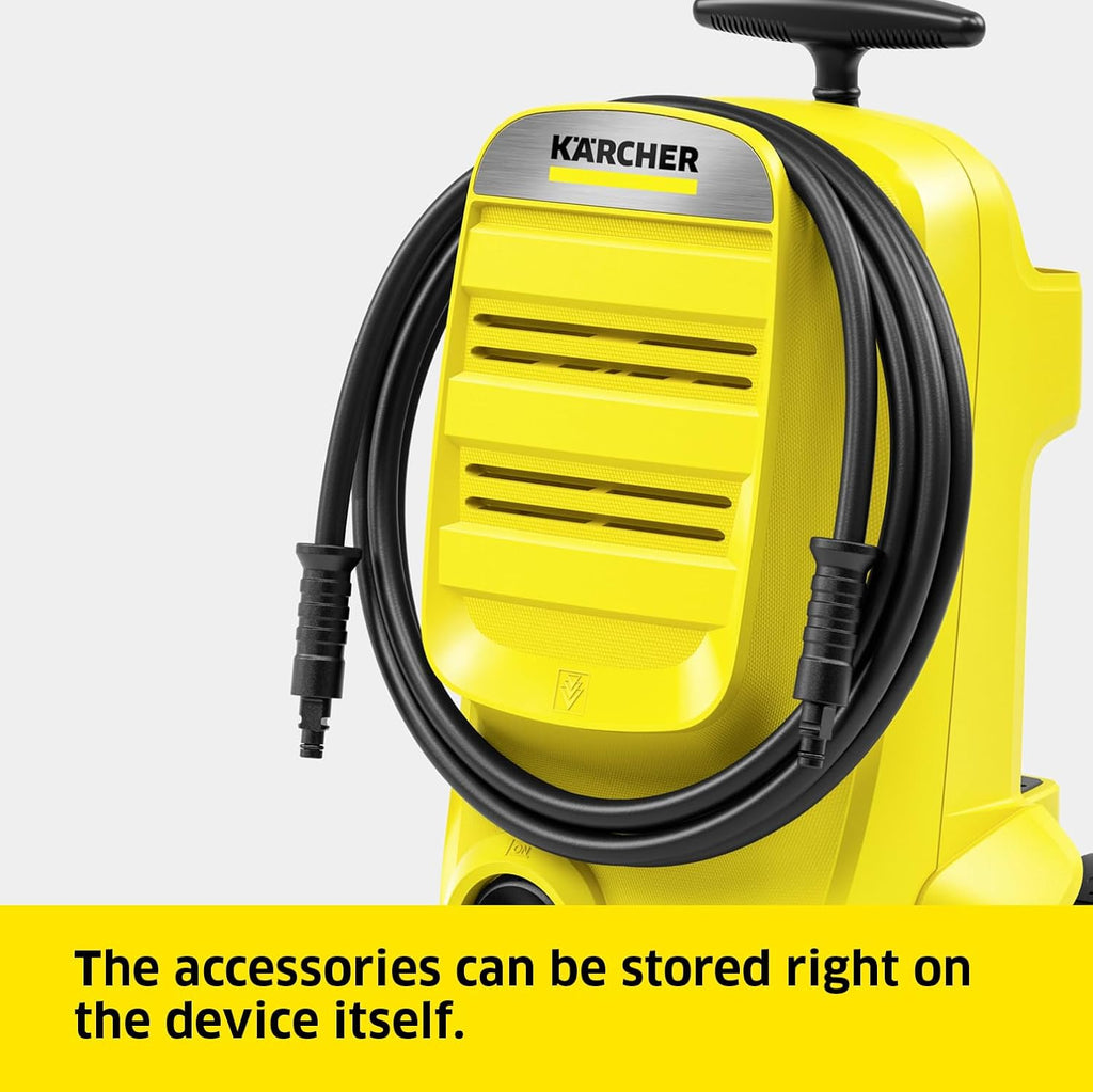 Karcher K 3 Classic Pressure Washer, Pressure: max. 120 bar, Flow Rate: 380 l/h, Area Coverage: 25 m²/h, Water Filter, Weight: 4.2 kg, high-Pressure Hose and Gun, Dirt Blaster, Spray Lance — image 7