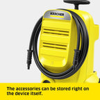 Karcher K 3 Classic Pressure Washer, Pressure: max. 120 bar, Flow Rate: 380 l/h, Area Coverage: 25 m²/h, Water Filter, Weight: 4.2 kg, high-Pressure Hose and Gun, Dirt Blaster, Spray Lance — image 7