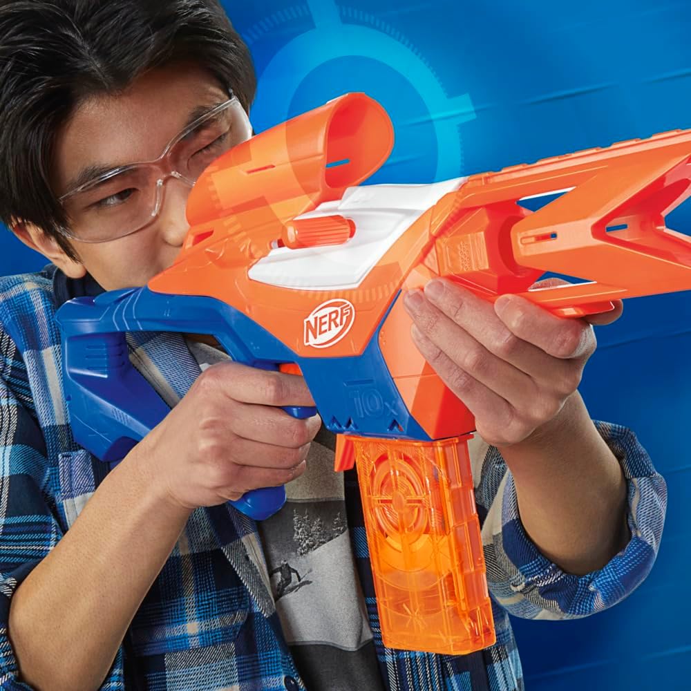 Nerf N Series Pinpoint Dart Blaster, 18 Nerf N1 Compatible Only with N Series Blasters, 10-Dart Clip, Blaster Gifts For Kids — image 5