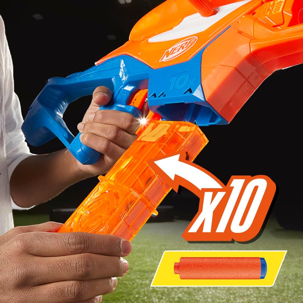 Nerf N Series Pinpoint Dart Blaster, 18 Nerf N1 Compatible Only with N Series Blasters, 10-Dart Clip, Blaster Gifts For Kids — image 6