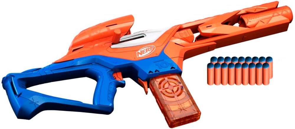 Nerf N Series Pinpoint Dart Blaster, 18 Nerf N1 Compatible Only with N Series Blasters, 10-Dart Clip, Blaster Gifts For Kids — image 4