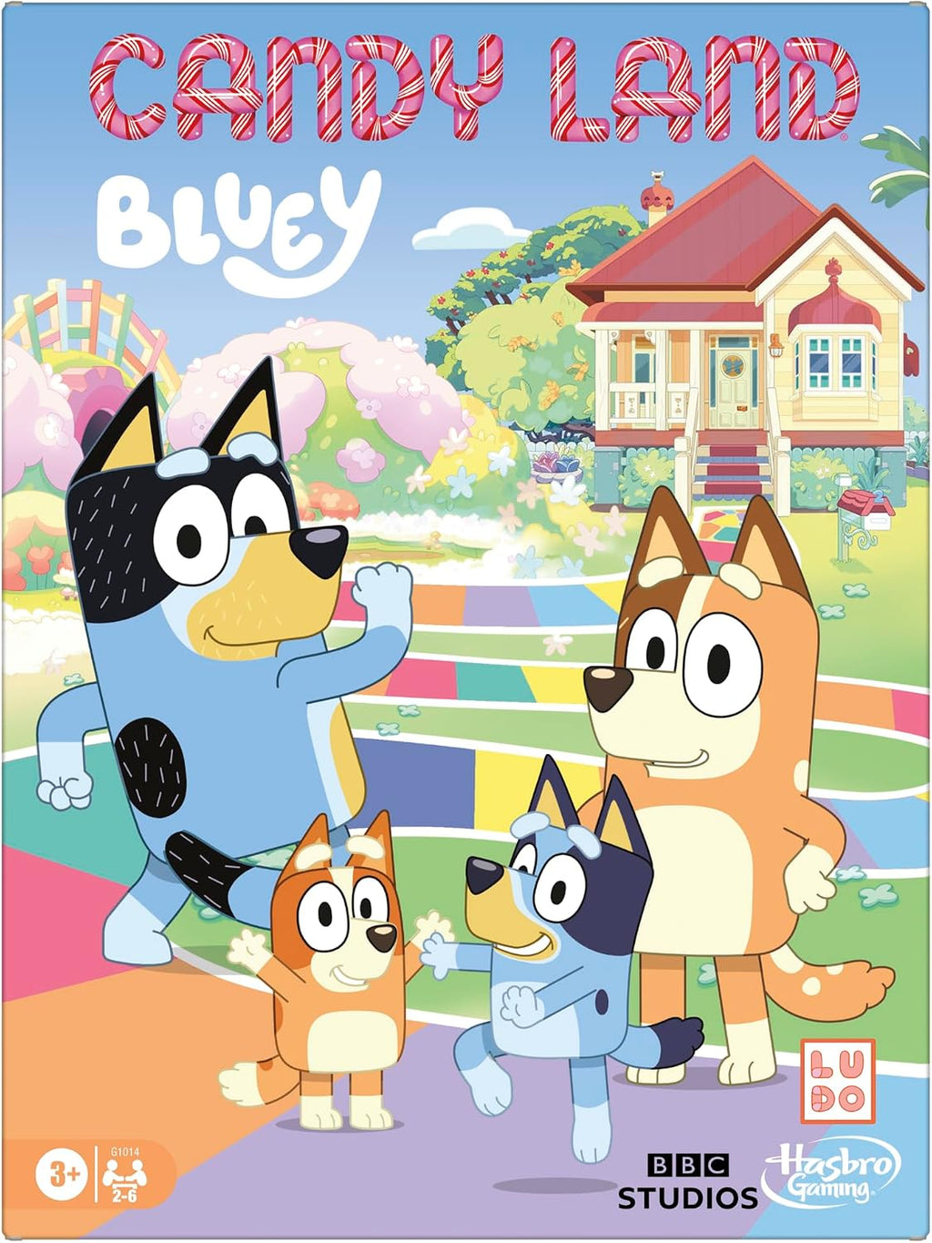 Hasbro Gaming Candy Land Bluey Edition Board Game | Ages 3 and Up | 2-6 Players | Play as Dad, Mum, Bluey, Bingo, Muffin, or Socks | Preschool Games | Kids Gifts — image 1