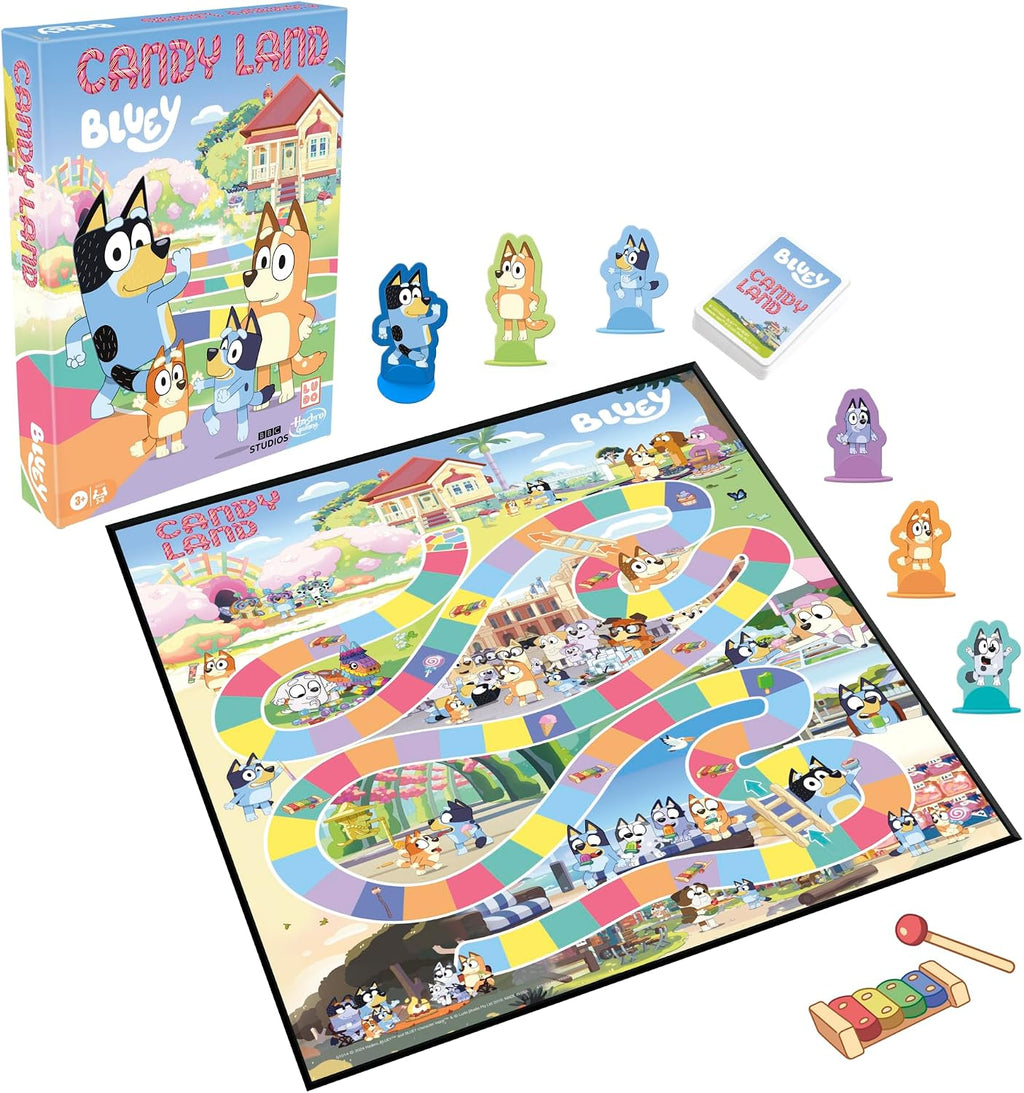 Hasbro Gaming Candy Land Bluey Edition Board Game | Ages 3 and Up | 2-6 Players | Play as Dad, Mum, Bluey, Bingo, Muffin, or Socks | Preschool Games | Kids Gifts — image 3