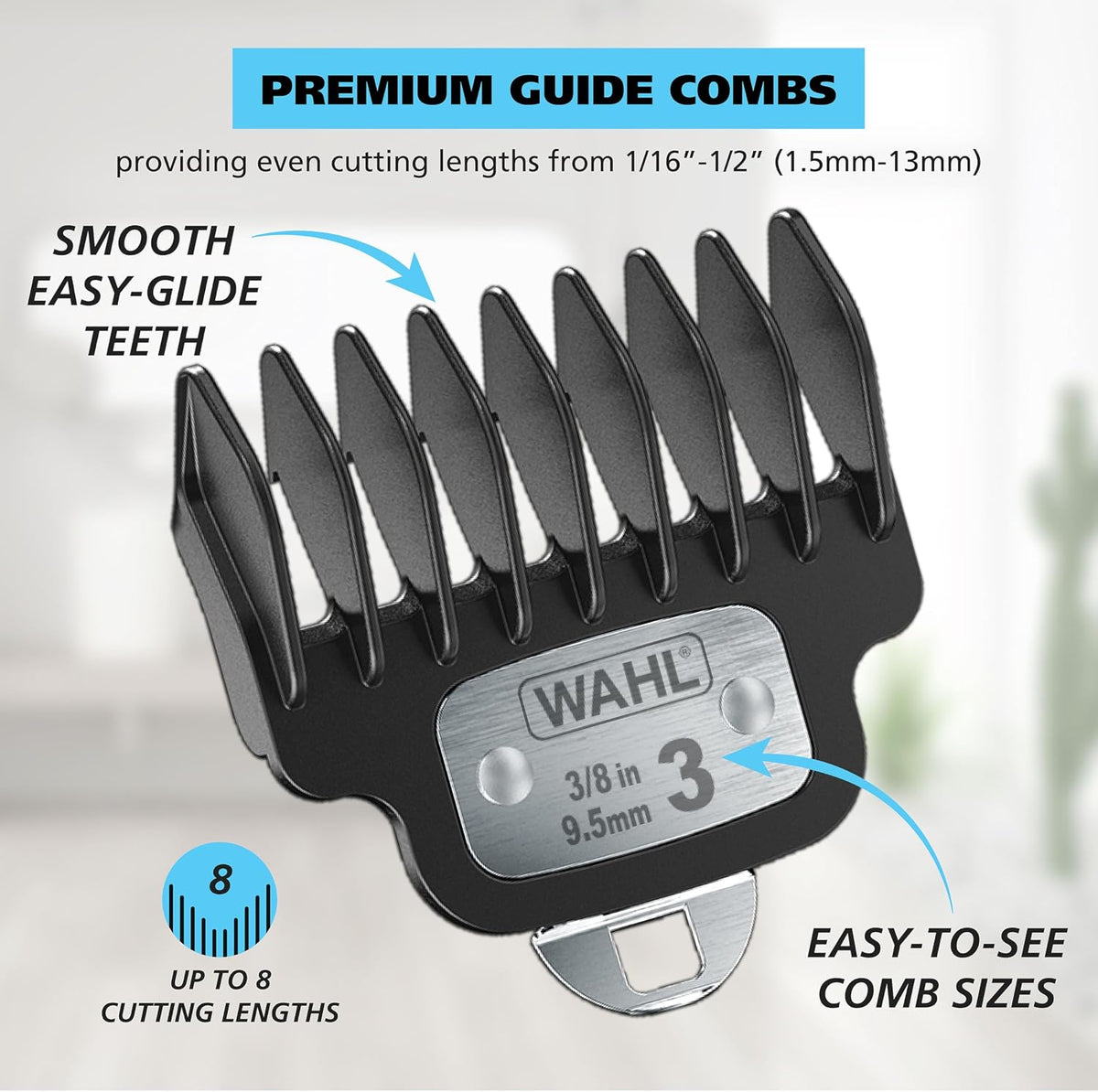 Wahl USA Pro Series High Visibility Skeleton Style Trimmer 3024849 – Cordless Lithium-Ion USB Rechargeable All-in-One Beard, Hair, and Close Cutting Trimmer for Men with Near Zero Gap Precision Blades — image 5