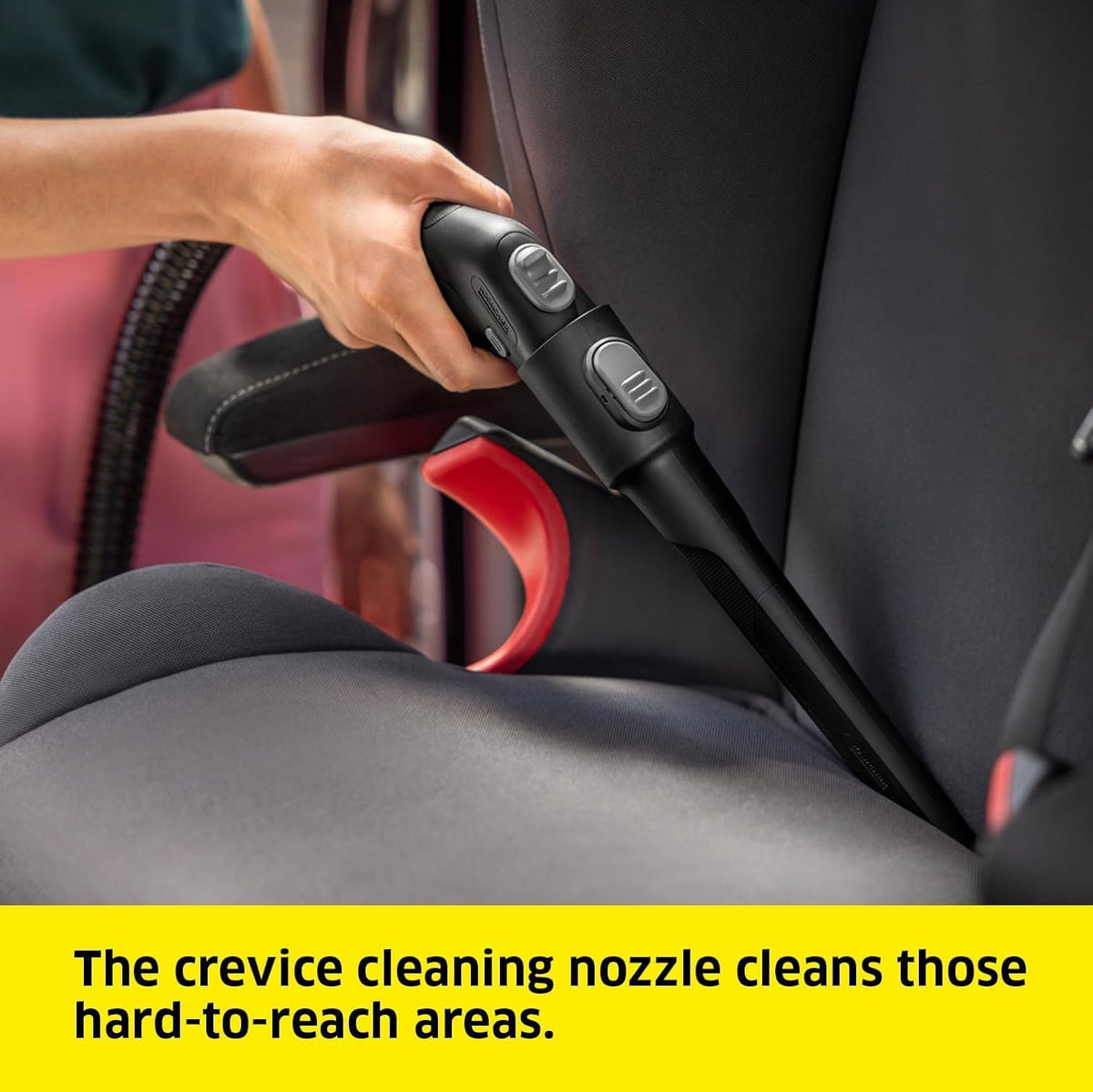Karcher SE 3 Compact Home Spot Cleaner, 500W Portable Carpet & Upholstery Cleaner, 1.7L Fresh Water Tank, Self-Cleaning Flush Function, for Sofas, Car Interiors & Pet Stains, White — image 4