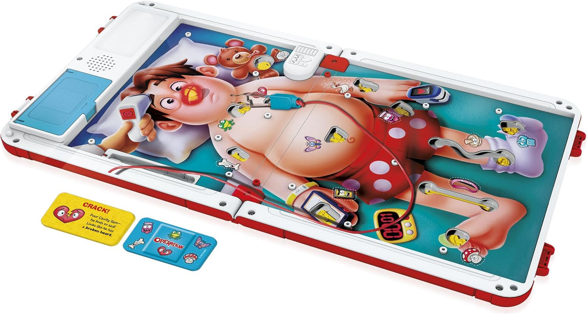 Hasbro Gaming Operation Electronic Board Game with All-in-One Carrying Case | 2 Ways to Play | Ages 6+ | 1+ Players | 10 Mins. | Fun Kids Games — image 2
