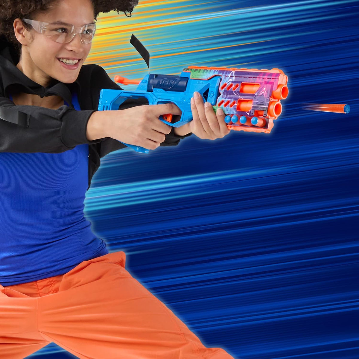 Nerf N Series Cobaltfury Blaster, 24 Official Nerf N1 Darts Compatible Only with Nerf N1 Dart Blasters, Break Open Loading, Kids Toys & Gifts, Ages 8+ — image 3