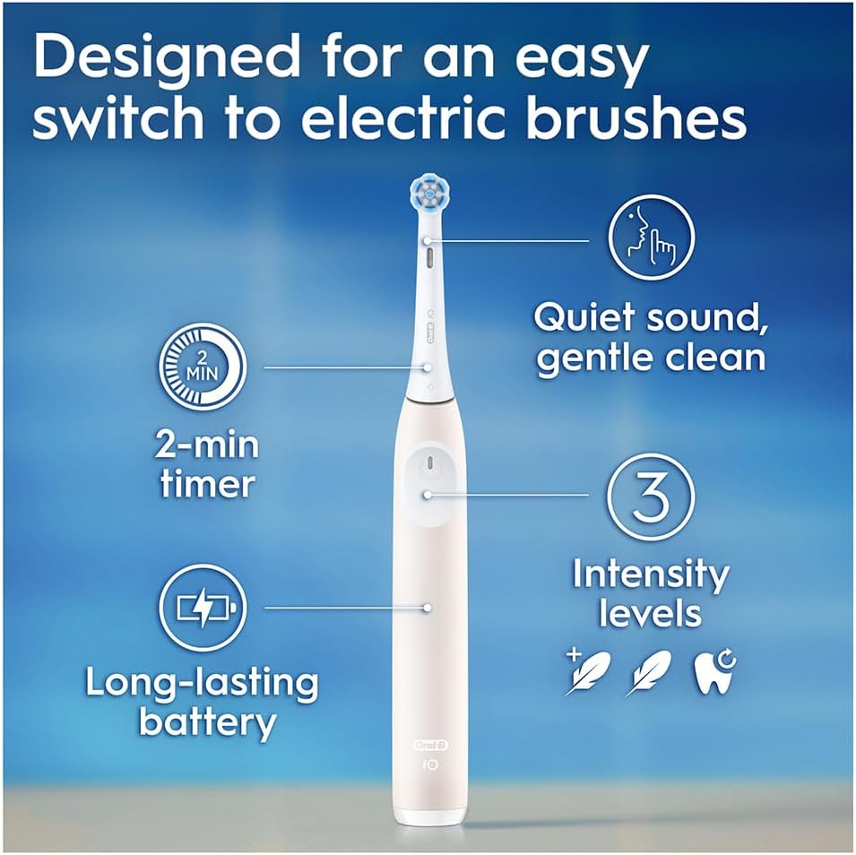 Oral B iO2 Series 2 Rechargeable Electric Toothbrush, 3 Smart Modes, iO Technology, Pressure Sensor, Adaptive Micro Pulsations, With Travel Case - IOS2.IC9.1K - Pink — image 6