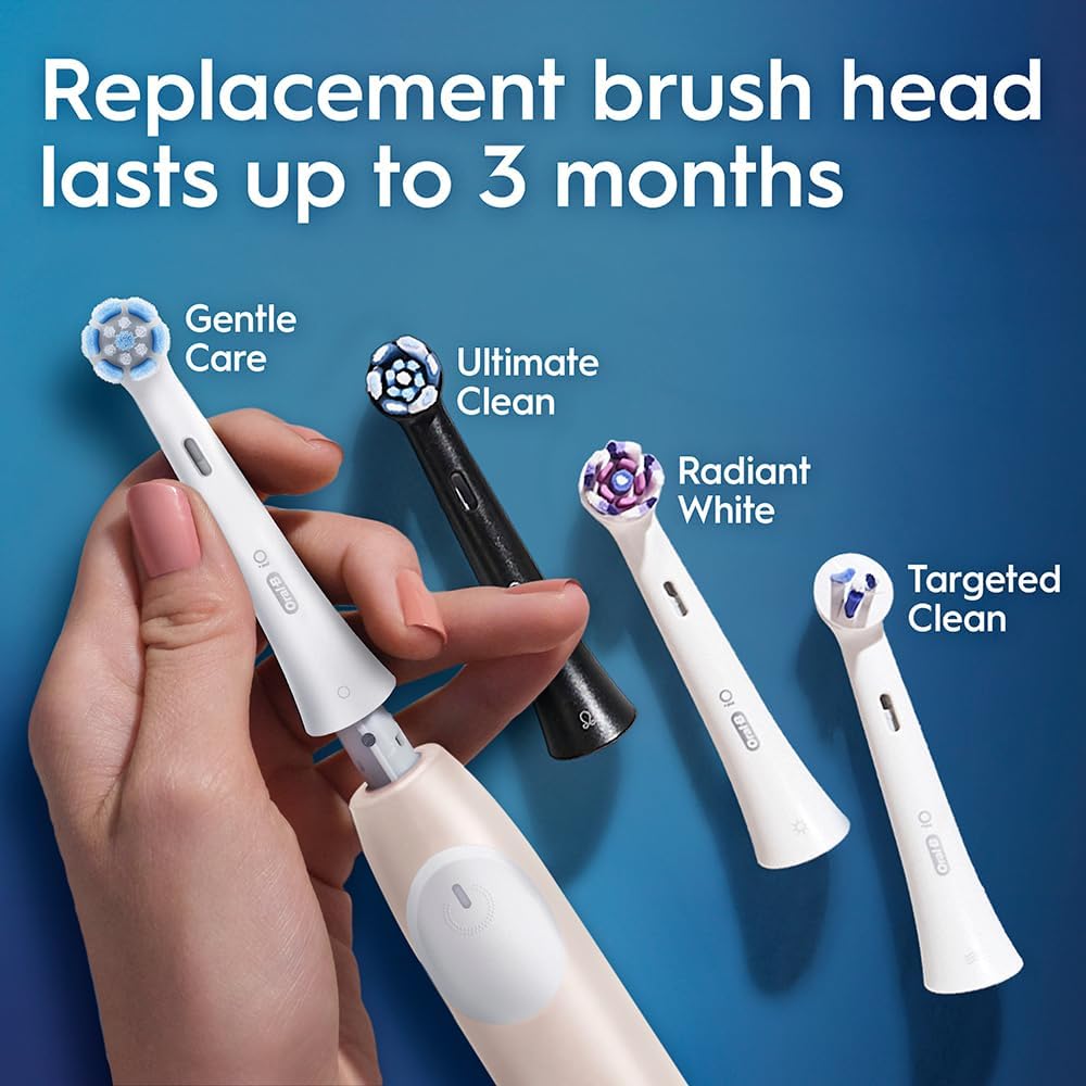 Oral B iO2 Series 2 Rechargeable Electric Toothbrush, 3 Smart Modes, iO Technology, Pressure Sensor, Adaptive Micro Pulsations, With Travel Case - IOS2.IC9.1K - Pink — image 10
