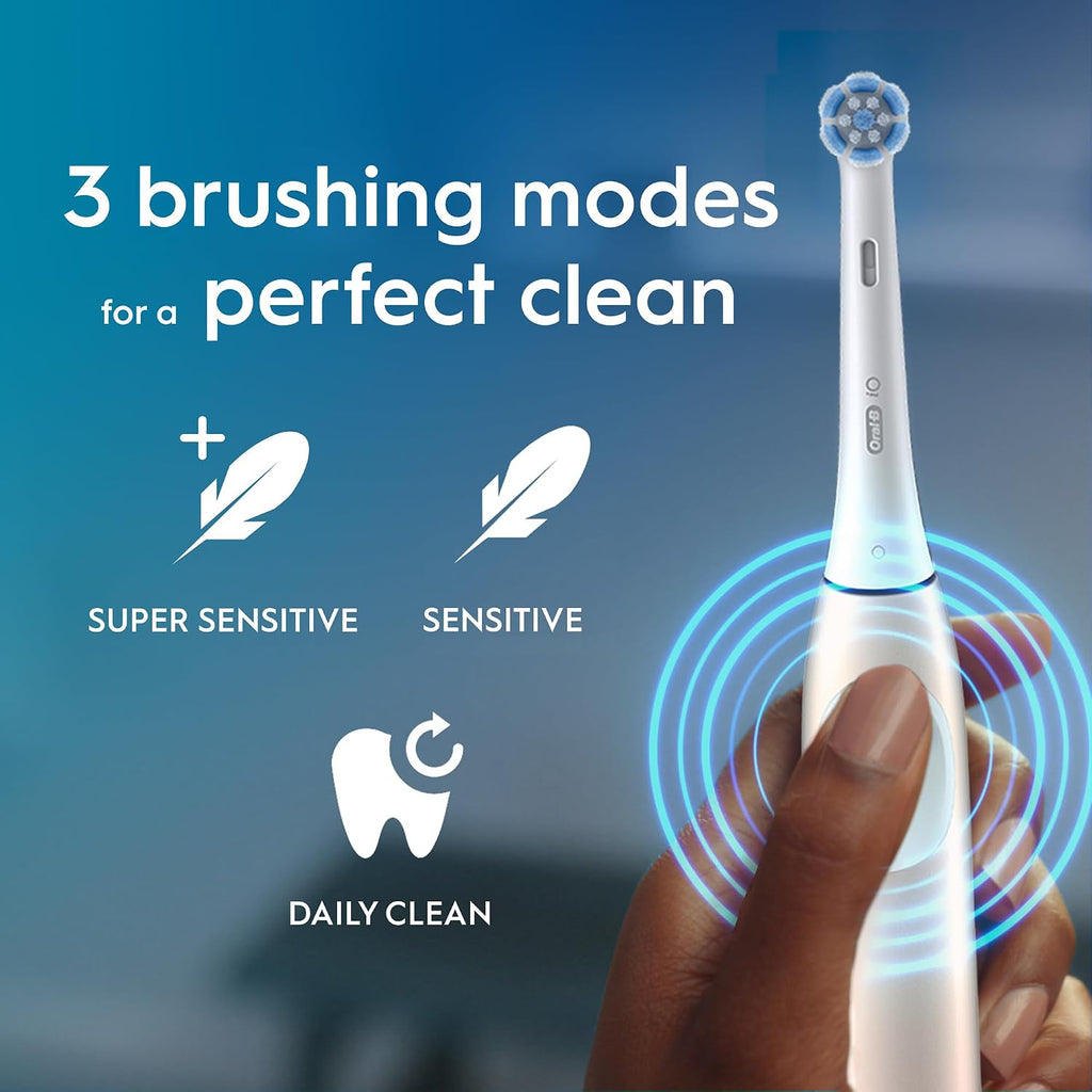 Oral B iO2 Series 2 Rechargeable Electric Toothbrush, 3 Smart Modes, iO Technology, Pressure Sensor, Adaptive Micro Pulsations, With Travel Case - IOS2.IC9.1K - Pink — image 3