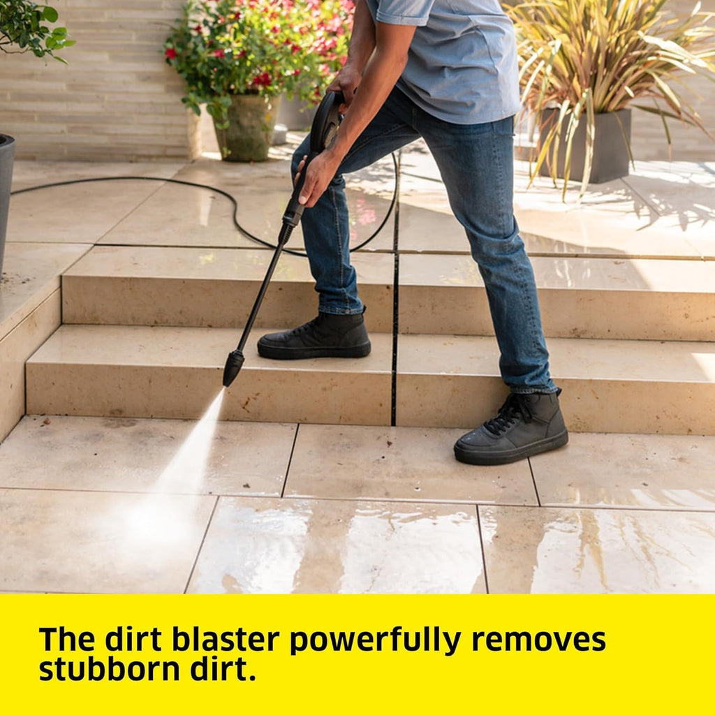 Karcher K 3 Eco Booster Car & Home Pressure Washer, 120 Bar, 1600W – Full Cleaning Kit with T 1 Surface Cleaner, Foam Jet, Wash Brush & 500ml Car Shampoo – 50% More Cleaning Power — image 5
