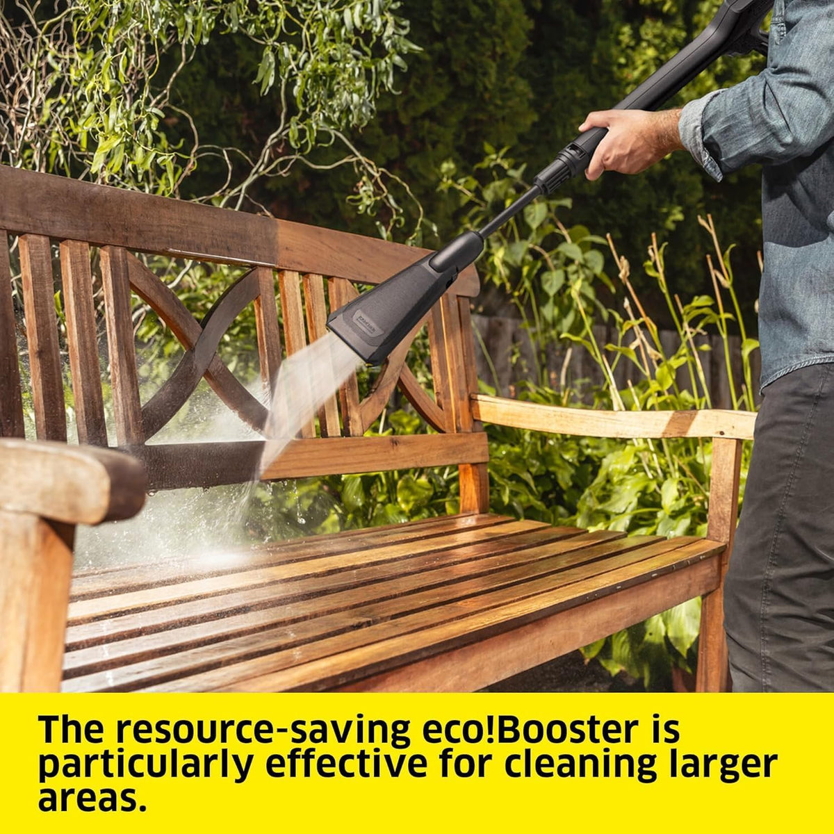 Karcher K 3 Eco Booster Car & Home Pressure Washer, 120 Bar, 1600W – Full Cleaning Kit with T 1 Surface Cleaner, Foam Jet, Wash Brush & 500ml Car Shampoo – 50% More Cleaning Power — image 4