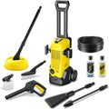 Karcher K 3 Eco Booster Car & Home Pressure Washer, 120 Bar, 1600W – Full Cleaning Kit with T 1 Surface Cleaner, Foam Jet, Wash Brush & 500ml Car Shampoo – 50% More Cleaning Power — image 1