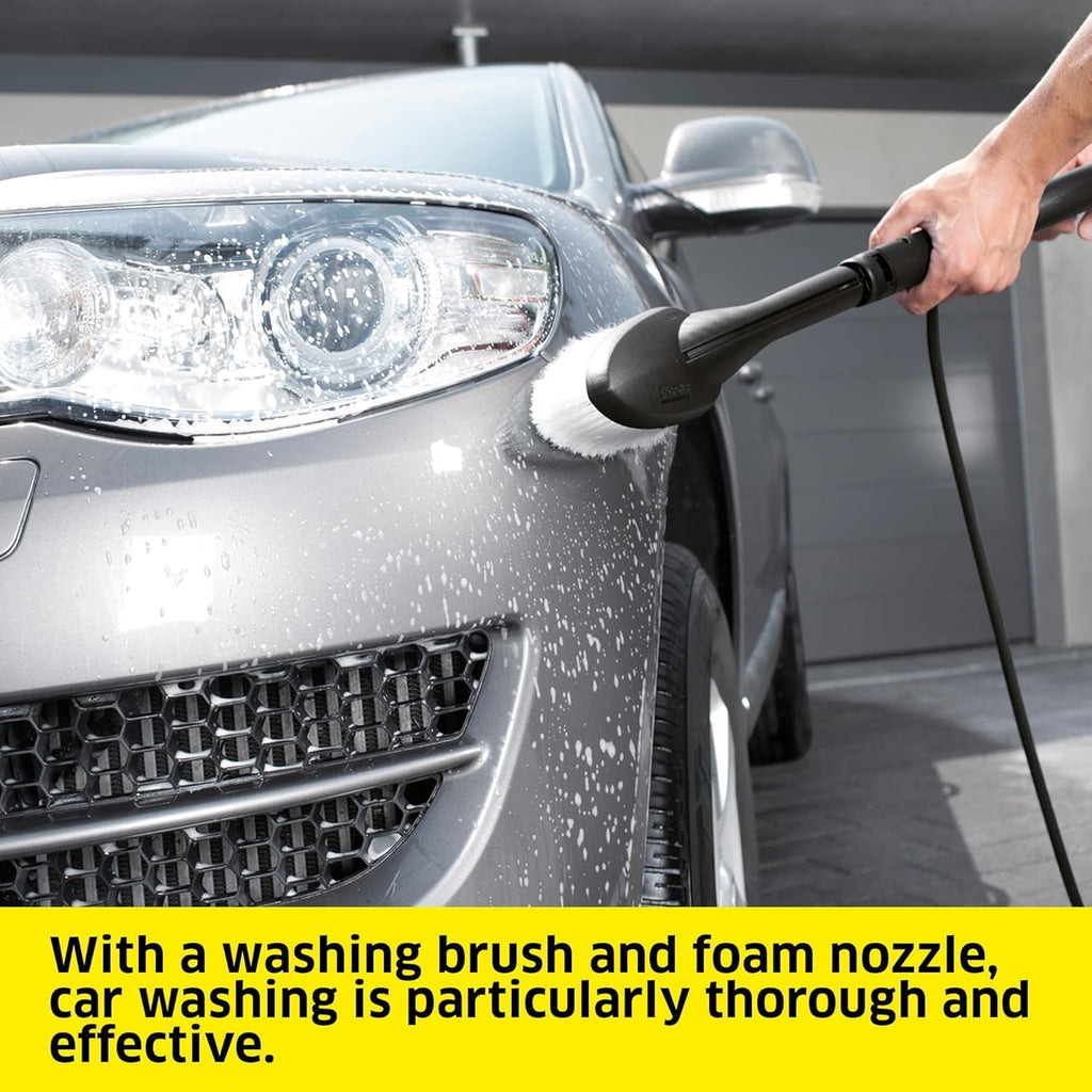 Karcher K 3 Eco Booster Car & Home Pressure Washer, 120 Bar, 1600W – Full Cleaning Kit with T 1 Surface Cleaner, Foam Jet, Wash Brush & 500ml Car Shampoo – 50% More Cleaning Power — image 8