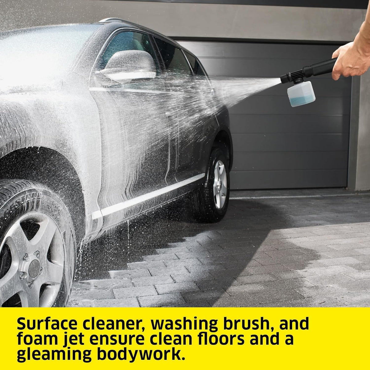 Karcher high-pressure washer K 5 WCM Flex eco!Booster Car & Home, pressure: max. 145 bar, flow rate: 500 l/h, coverage: 40 m²/h, weight: 12.5 kg, high-pressure hose, eco!Booster, Car & Home Kit — image 8