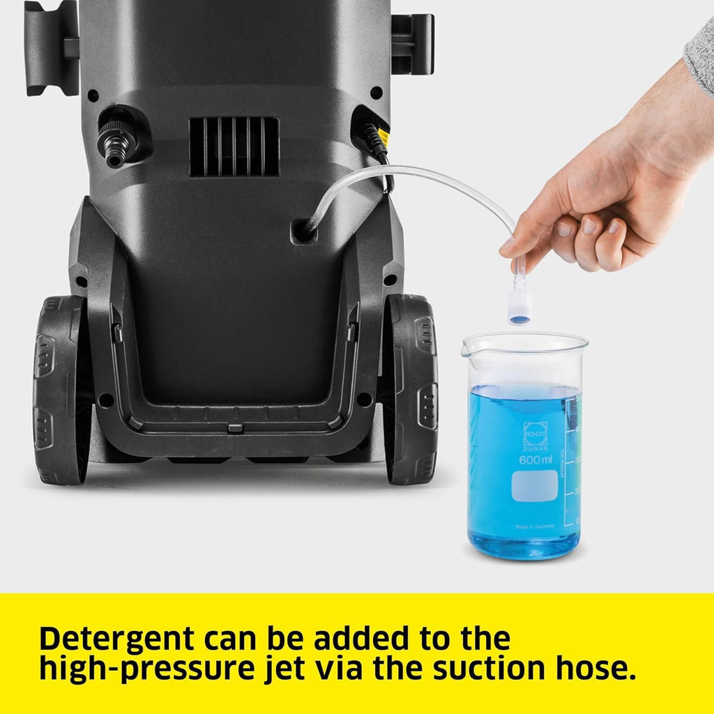 Karcher high-pressure washer K 5 WCM Flex eco!Booster Car & Home, pressure: max. 145 bar, flow rate: 500 l/h, coverage: 40 m²/h, weight: 12.5 kg, high-pressure hose, eco!Booster, Car & Home Kit — image 7