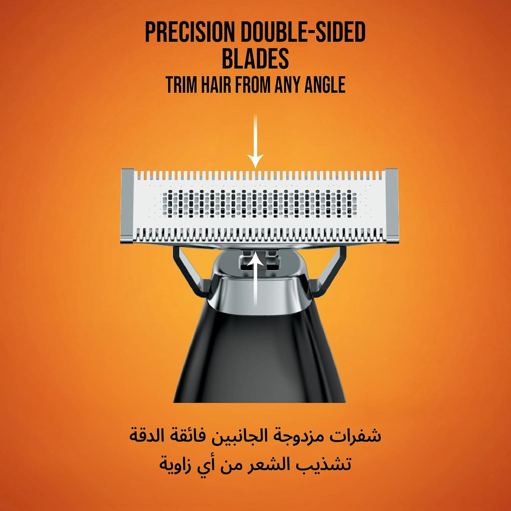 Wahl Trim Ninja Hybrid Electric Razor & Beard Trimmer – No Blade Replacement, Face-Safe, Wet & Dry, Double-Sided Stainless Steel Blade – 3031009 — image 3