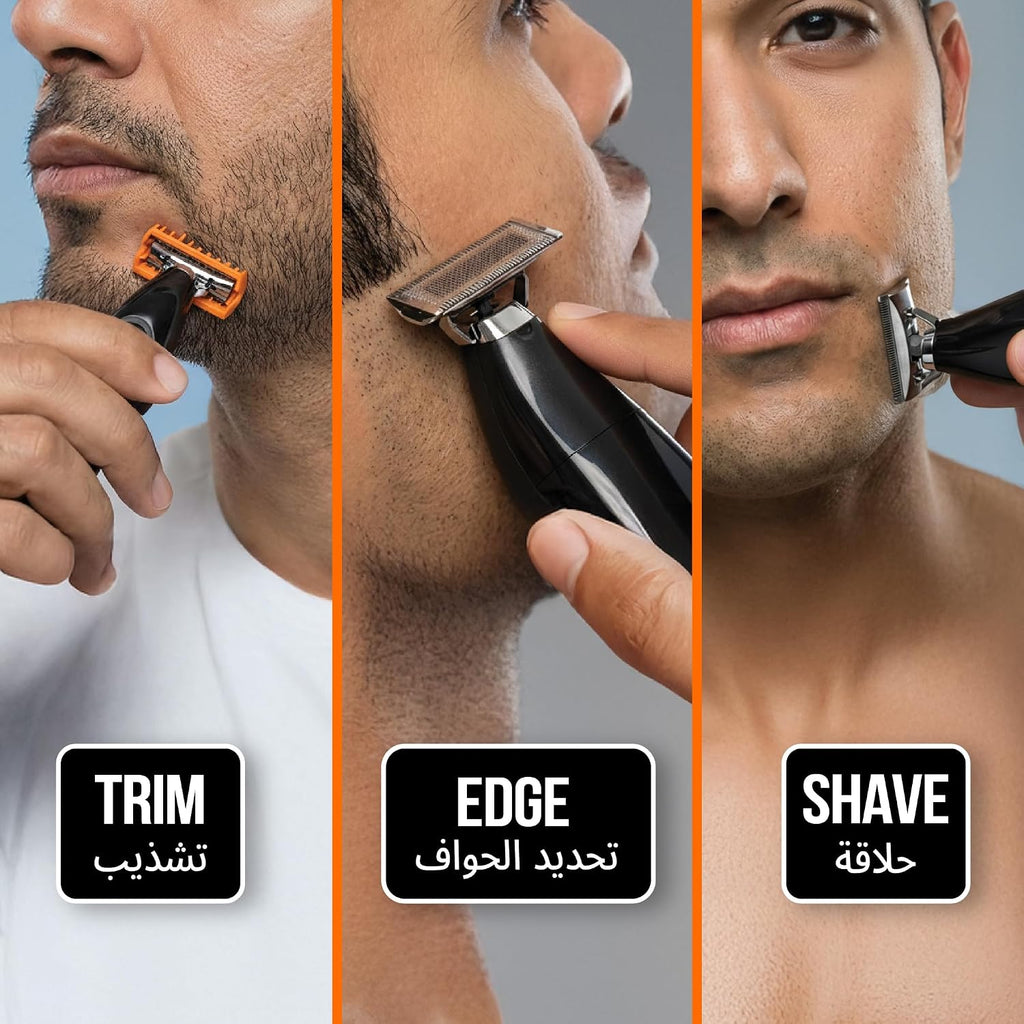 Wahl Trim Ninja Hybrid Electric Razor & Beard Trimmer – No Blade Replacement, Face-Safe, Wet & Dry, Double-Sided Stainless Steel Blade – 3031009 — image 6